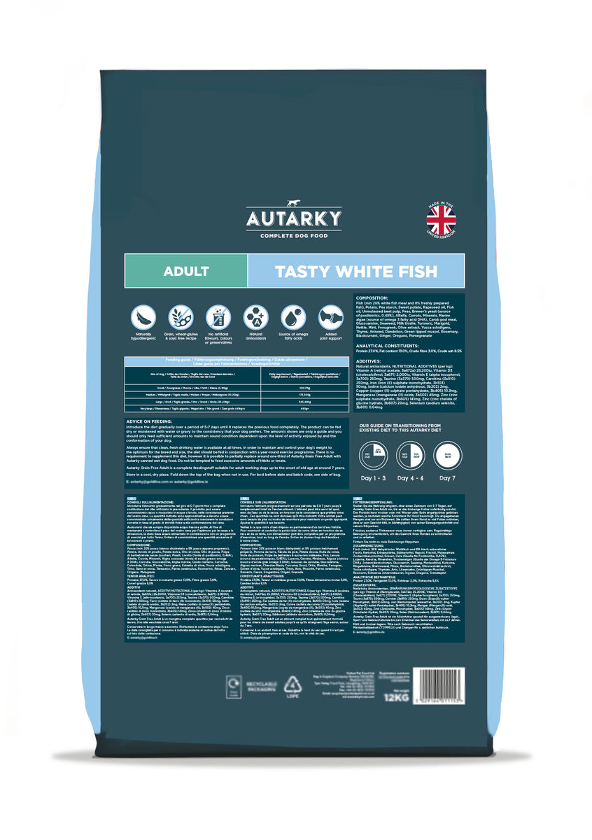 Autarky turkey and potato 12kg discount